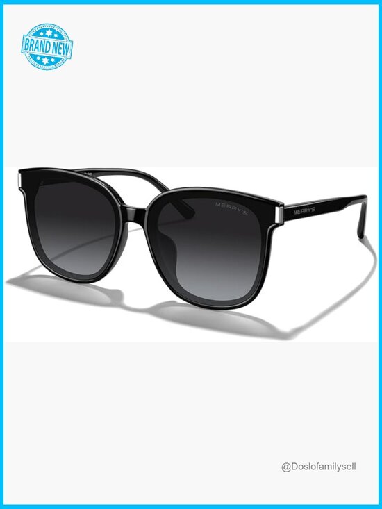 Modern Oversized Square Acetate Sunglasses Polarized Retro Chic UV400 main image 6